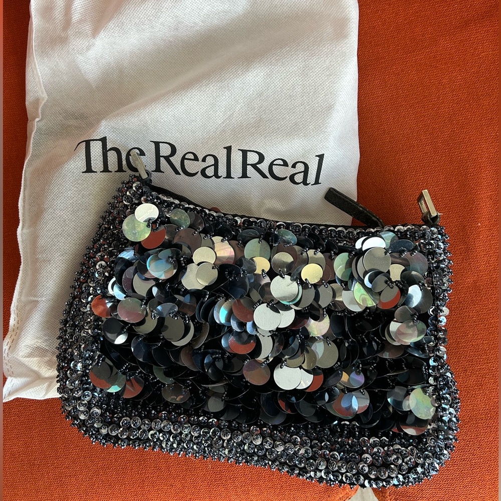 Rare Prada sequined Rasso Bag - Picture 2 of 6